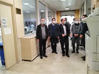 بازدید دکتر پرویز شهابی معاون تحقیقات و فناوری از آزمایشگاه جامع